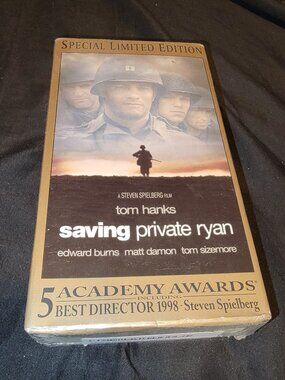 Saving Private Ryan Special Limited Edition VHS Double Tape New Sealed